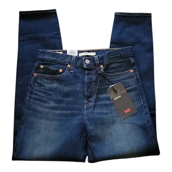 $100 NWT Levi's Wedgie High Rise Straight Leg size 27 - Picture 3 of 3
